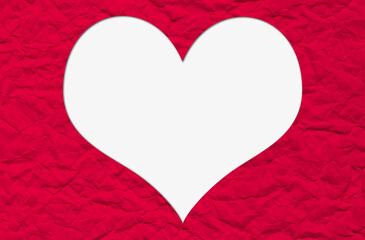 Valentines Day greeting card concept. red heart background. Valentines Day