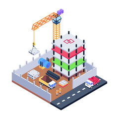 Fototapeta premium Construction Machinery