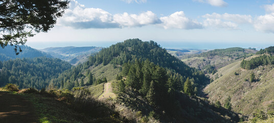 panorama of the mountains
