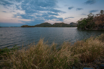 Scenery Lake, Sub Lek Reservoir, Lopburi Province, Thailand