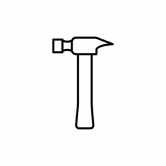 hammer vector icon