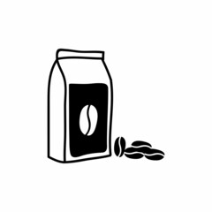 doodle coffee vector icon