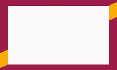 purple background with golden yellow slanted squares and white squares