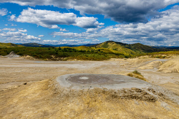 The mud volcanoes of Berca in Romania