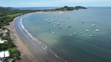 Potrero Beach near Flamingo in Guanacaste, Costa Rica