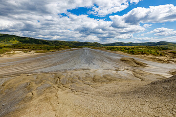 The mud volcanoes of Berca in Romania	