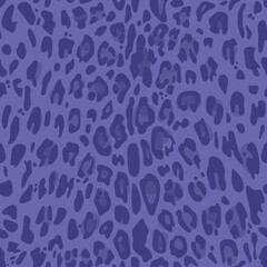 Seamless pattern leopard print in Very peri color - 479176691