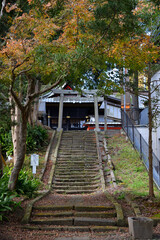 玉前神社、招魂殿に向かう参道