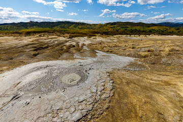 The mud volcanoes of Berca in Romania	