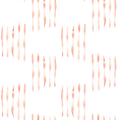 Watercolour abstract seamless pattern for fabric. Geometrical pattern. Blue simple pattern for nursery, printing, textile, wrapping paper