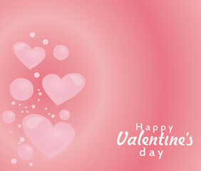 Valentine's day card. vector illustration 