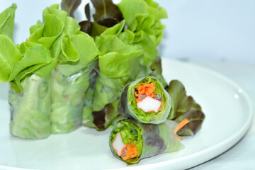 salad with cucumber and tomato