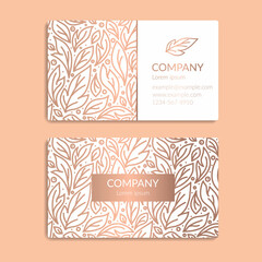 Luxury business card. Vector ornament template. Great for invitation, flyer, menu, background, wallpaper, decoration, packaging or any desired idea.