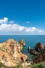 Rocky coast at Ponta da Piedade near Lagos in the Algarve