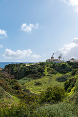 Fototapeta na wymiar Lighthouse at Ponta da Piedade near Lagos in the Algarve