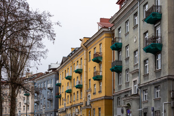 Fototapeta premium Buildings and monuments in Vilnius, Lithuania