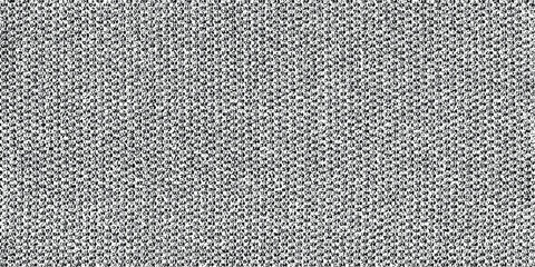 Vector fabric texture. Distressed texture of weaving fabric. Grunge background. Abstract halftone vector illustration. Overlay to create interesting effect and depth. Black isolated on white. EPS10.