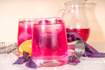 Purple basil organic drink
