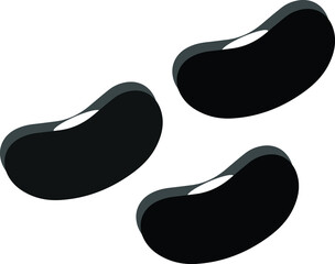 Beans icon vector , Soybean vector icon 