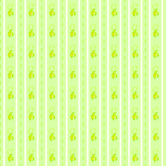 Seamless texture. Stripes. Rustic style, primitivism, minimalism. Doodle flowers with a yellow-green gradient. Childrens simple repetitive drawing. For scrapbooking and wallpaper.