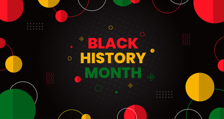 black history month background. African American History or Black History Month. Celebrated annually in February in the USA and Canada. black history month 2022
