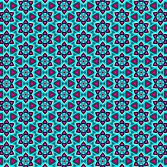 Fototapeta premium Abstract floral background in shades of blue and pink