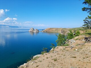 Fototapeta na wymiar view of the Baikal lake