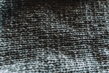 Struktur gestrickter Wolle