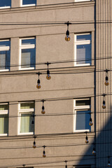 Fototapeta na wymiar Riga street on a sunny day