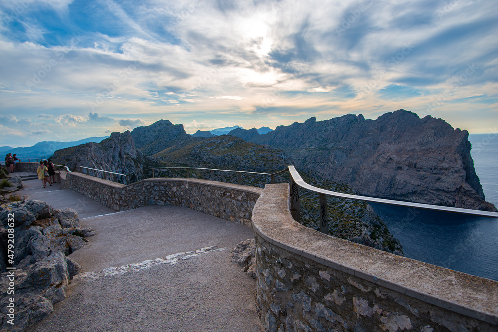 Sticker Landscape in Mallorca island, Spain