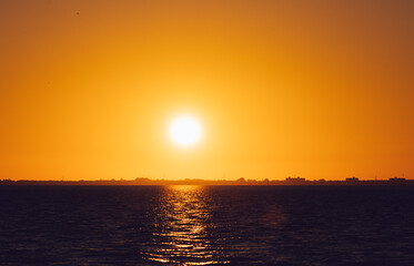 Florida Tampa bay sun set landscape	