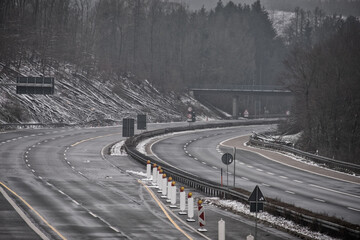 Sperrung der Autobahn A45 (Rahmedebrücke zwischen Hagen und Lüdenscheid)
