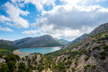 Naklejka na ściany i meble Landscape in Mallorca island, Spain
