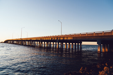 Obraz premium Florida Tampa bay sunset landscape