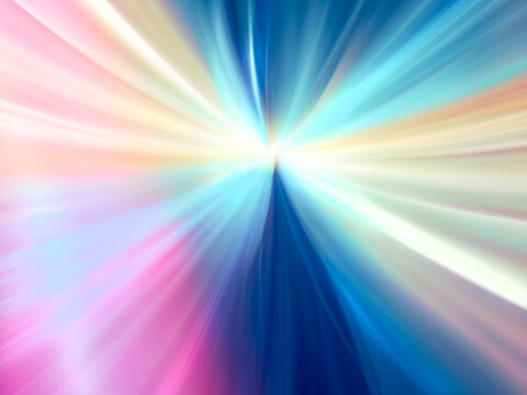 Simple multicolor striped background with motion blur effect © olgasalt