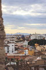View of the roofs of Valencia, Spain