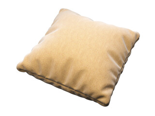 Fototapeta na wymiar Pillow isolated on white background. 3D Illustration.