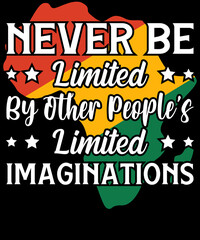 Obraz premium T-Shirt Design for Black History Month