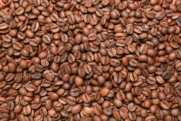 coffee beans full screen wallpaper  top view 