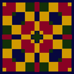 GEOMETRIC SEAMLESS PATTERN MOTIF DESIGN, SURFACE PATTERN. FOR TEXTILE, FABRIC, AND OTHER MOTIF PRODUCTS.