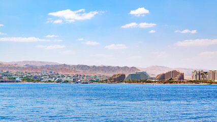 Fototapeta na wymiar Panoramic view of Eilat
