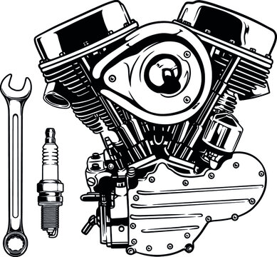 big bike cruiser engine