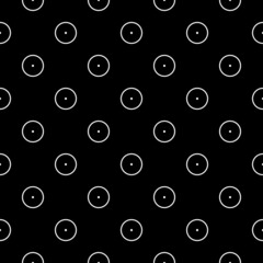 Circles pattern. Circular figures seamless ornament. Rings backdrop. Circle shapes background. Ring forms motif. Geometric wallpaper. Digital paper, textile print, web design, abstract image. Vector