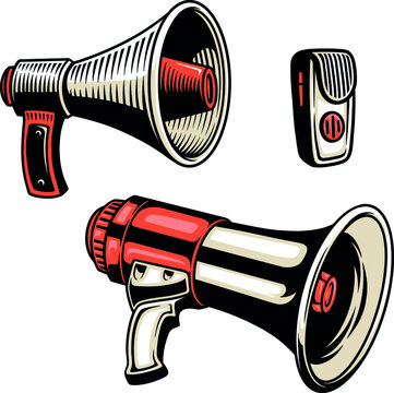 megaphone set