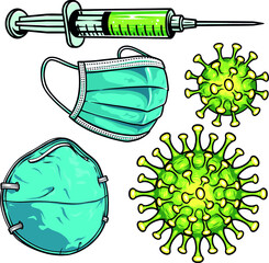medical virus set