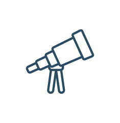 telescope icon design template. Trendy style, vector eps 10