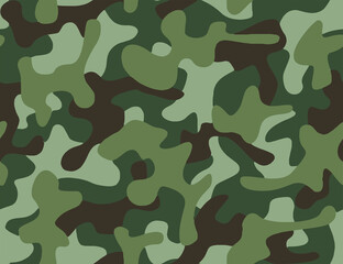 Fototapeta premium Full seamless abstract military camouflage skin pattern vector for decor and textile. Army masking design for hunting textile fabric printing and wallpaper. Design for fashion and home design.