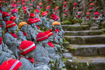 500 Rakun Statues in Daisho-in Temple in Miyajima, Hiroshima　大聖院の五百羅漢像 広島県・宮島
