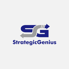 SG initial logo design. logo for sport or any business