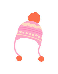 Pink hat for girls